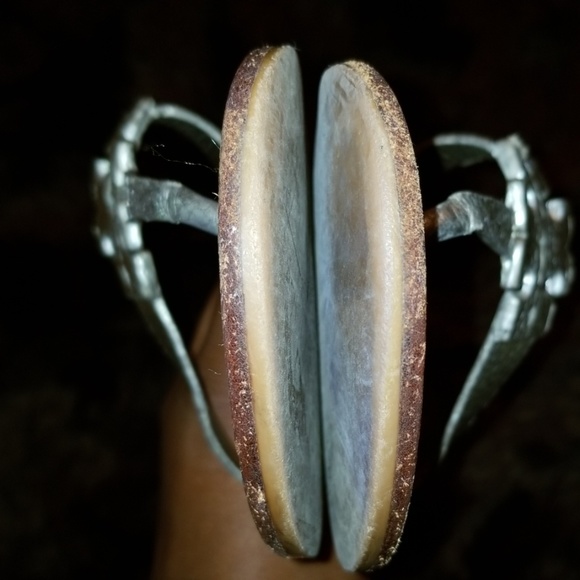 Tory Burch Moore Graphite Sandals, Size 8M - Picture 6 of 7